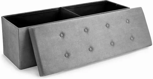 Vista 15 de Sorbus – Banco otomano plegable, De Almacenamiento Con Tapa – perfecto para juguetes y zapatos, Otomano, asiento, reposapiés, color contemporáneo