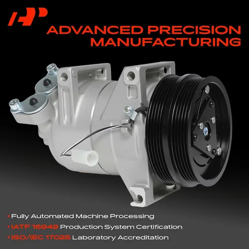 Vista 3 de A-Premium Compresor de aire acondicionado de CA con embrague compatible con Volvo C70 2004/2006-2013, C30 2008-2013, S40/V50 2005-2011, V70