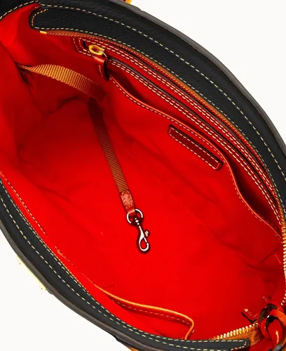 Vista 2 de Dooney & Bourke Women's Small Lexington Tote in Pebble Grain Leather, Handbag with Long Leather Shoulder Straps