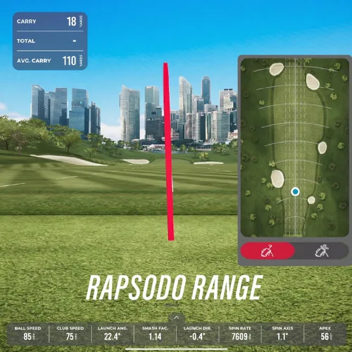 Vista 5 de Rapsodo MLM2PRO Monitor de lanzamiento móvil + Simulador de golf, gris