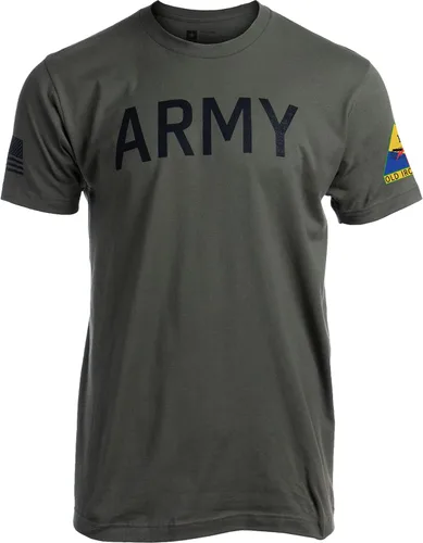 Vista 56 de Army PT Style Shirt - U.S. Military Physical Training Infantry Veteran Workout T-Shirt