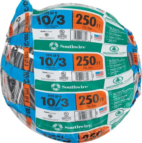 Vista 2 de Southwire Company #13059155 Cable UF W/G 10/3 250