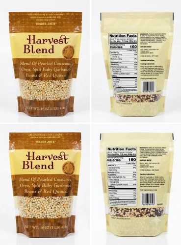 Vista 2 de Trader Joe's Harvest - Mezcla de granos de 16 onzas/bolsa (paquete de 9)