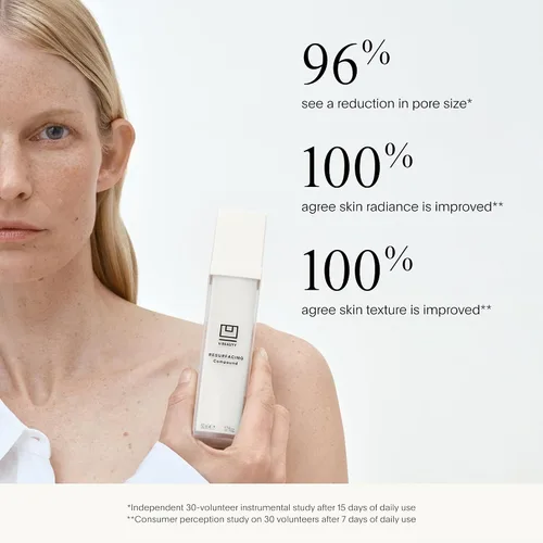 Vista 6 de U Beauty Suero Compuesto Resurfaceador - Renueva e Ilumina el Suero Facial - Fórmula Avanzada 8 en 1 con Vitamina C, Retinol, Ácido Hialurónico