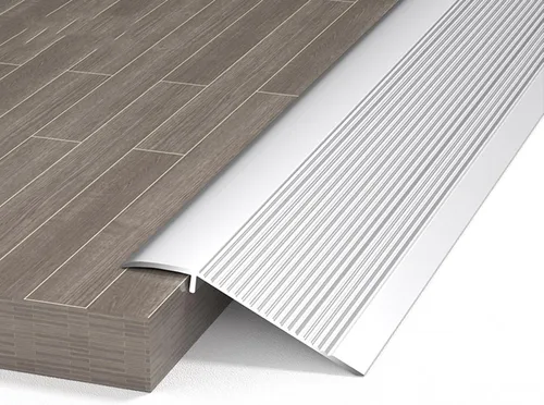 Vista 10 de Tira de transición de piso, tiras de transición de aluminio para puerta, transición de suelo adhesivo de 35.4 pulgadas, para borde de puerta