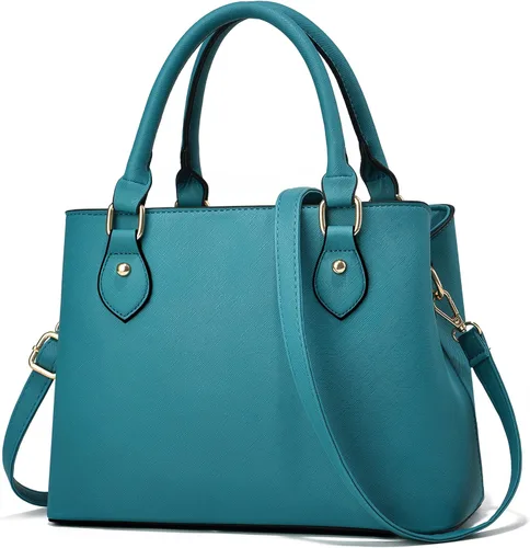 Vista 12 de CHICAROUSAL Monederos y bolsos de mano para mujeres, bolsos cruzados de cuero para mujeres, bolso de hombro tipo tote para mujeres