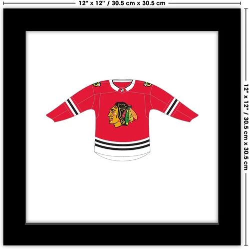 Vista 6 de Trends International Gallery Pops NHL Chicago Blackhawks - Póster de pared frontal de uniforme para el hogar, 12.00 x 12.00 pulgadas, versión