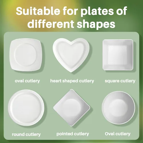 Vista 6 de MAQIHAN 60 piezas de cubiertas para cuencos reutilizables - Bolsas elásticas de plástico para mantener frescos los cuencos, cubiertas
