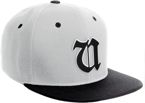 Vista 1540 de Daxton Gorra clásica con visera de billete plano con letras del alfabeto inglés antiguo de la A a la Z