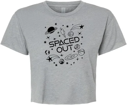 Vista 18 de Women's Screen Printed Crop Tee, Shirts With Sayings