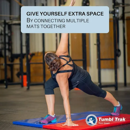 Vista 6 de Tumbl Trak Build-A-Mat para gimnasia, animación, baile y fitness