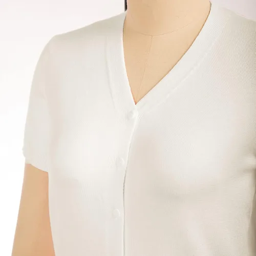 Vista 5 de GRACE KARIN Suéter de manga larga con botones para mujer, cárdigan de punto clásico con cuello en V