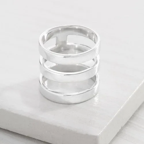 Vista 6 de Silpada Anillo de arte contemporáneo en plata de ley Plata de ley plata metal no conocido