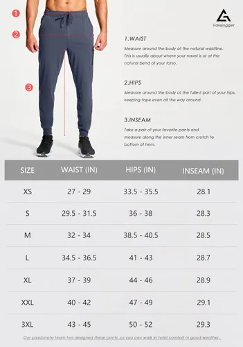 Vista 6 de Pantalones deportivos elásticos para hombre con bolsillos con cremallera, para correr, entrenamiento, gimnasio, atletismo, pantalones de golf