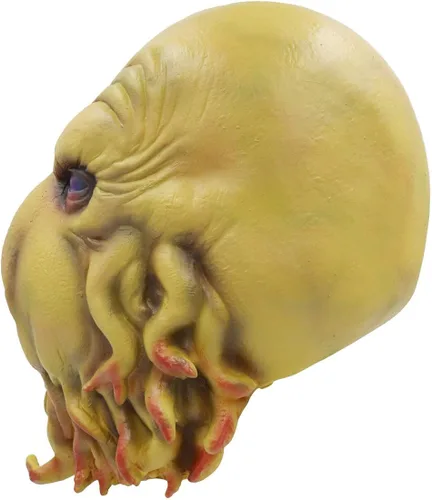 Vista 5 de Bulex The Call of Cthulhu - Máscara de monstruo para disfraz de Halloween para adultos