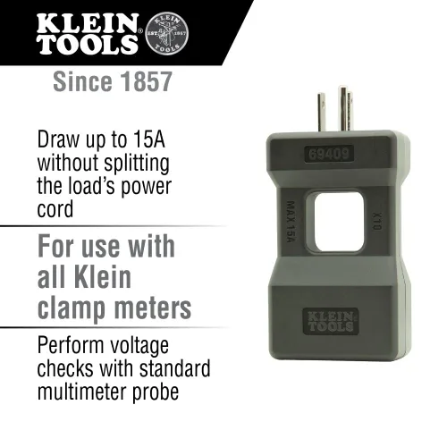 Vista 6 de Klein Tools Pinza métrica HVAC CL445 + divisor de línea Klein Tools 69409