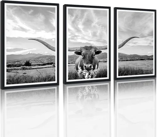 Vista 44 de 3 piezas modernas de lienzo de león de animales salvajes, pinturas de retratos de familia de leones, decoración de pared, obras de arte de sala
