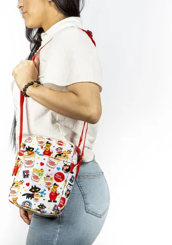Vista 2 de Nissin Cup Noodles Crossbody, blanco, talla única, Blanco, Bandolera