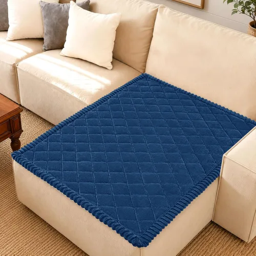 Vista 30 de Smiry Couch Cover for Dogs, Non Slip Washable Pet Sofa Protector for Large Dogs, Cats, Fuzzy Plush Sofa Covers Backrest & Armrest, Against Fur, Dirt