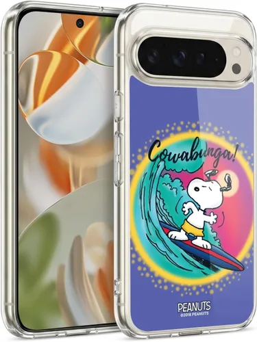 Vista 40 de Head Case Designs Officially Licensed Peanuts Beach Surf Snoopy Boardwalk Airbrush Gel Case [Military Grade Protection] Compatible with Google Pixel