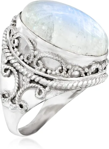 Vista 3 de Ross-Simons Anillo de piedras preciosas en plata de ley