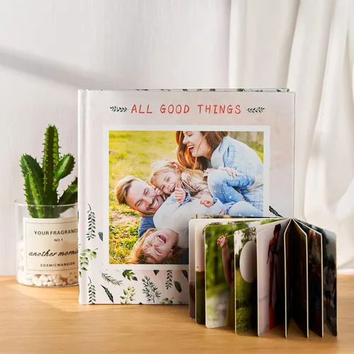 Vista 3 de Álbum de fotos personalizado para fotos personalizada, tu fotografía impresa en 3D, el mejor regalo, diseña tu propio álbum de recortes, álbumes
