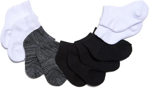 Vista 4 de Nuby Paquete de 10 calcetines para bebés de corte bajo y medio cojín para niños