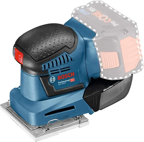 Vista 3 de Bosch Professional Lijadora orbital inalámbrica Gss 18 V-10 (sin batería y cargador) - L-Boxx