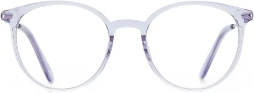 Vista 2 de ZENOTTIC Gafas ópticas redondas con marco transparente, lentes transparentes, lentes sin receta para mujer