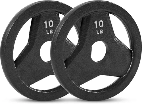 Vista 8 de JFIT Olympic 2 Inch Grip Plates and Bumper Plates for Barbell - Single Weights or Sets of 2 (Muliple Weights)