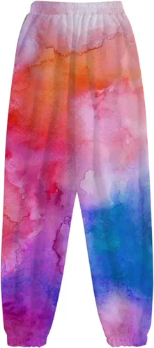 Vista 2 de Sweatpants for Women High Waisted Loose Fit Pants Lounge Trousers with Pockets