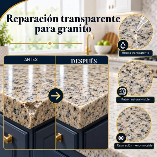 Vista 4 de ANKITA Kit de reparación de granito y kit de reparación de mármol, relleno Transparente