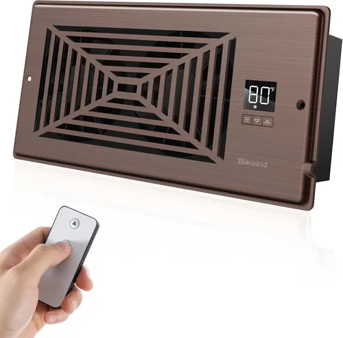 Vista 15 de BIOWIND Ventilador silencioso de refuerzo de registro se adapta a agujeros de registro de 4" x 10", ventilador de salida de aire acondicionado de 10