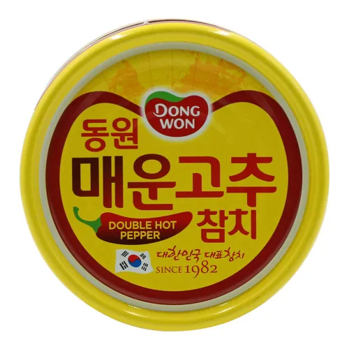 Vista 3 de Dongwon, Estilos de trozos de atún o escamas en pimiento picante doble, 5.29 onzas