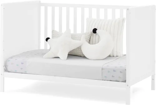 Vista 10 de Delta Children Ruby - Juego de 2 piezas para cuna convertible y cambiador 6 en 1, certificado Greenguard Gold, blanco bianca