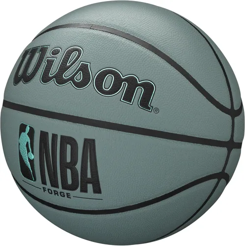 Vista 2 de Balones para baloncesto en interiores y exteriores Wilson NBA Forge Series Gris azulado