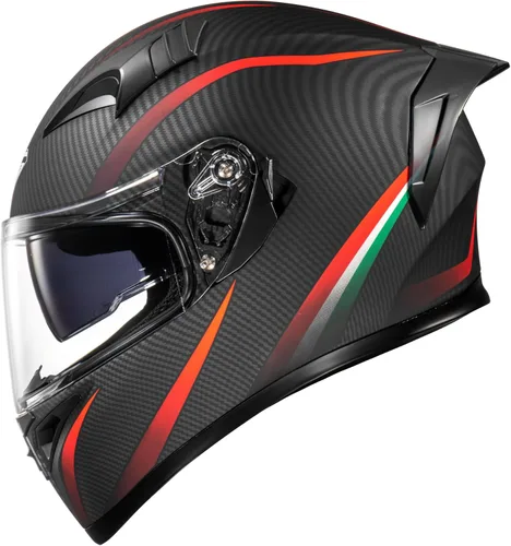 Vista 12 de KYPARA Casco de motocicleta de cara completa con visera interna tintada y aprobado por DOT para ciclomotor, ATV Cruiser Scooter