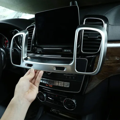 Vista 9 de YIWANG - Marco decorativo para Mercedes Benz GLS GLE (2015-2019), Fibra de carbono