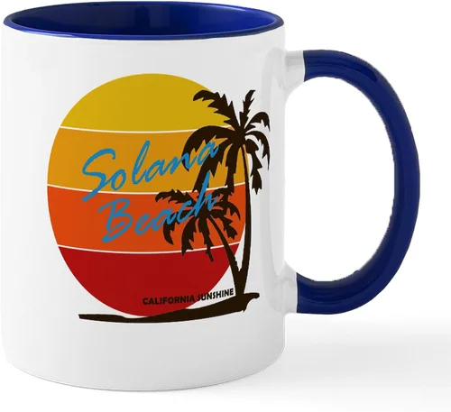 Vista 76 de CafePress Taza de café de cerámica de 11 oz (11.0 fl oz) de San Francisco Blanco - Taza San Francisco