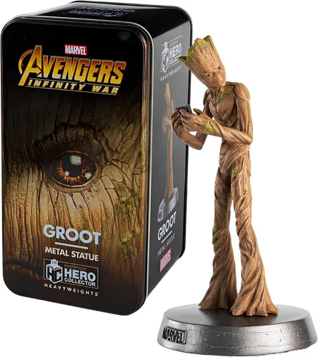 Vista 4 de Colección de pesos pesados Marvel Figura de metal pesado Groot 4
