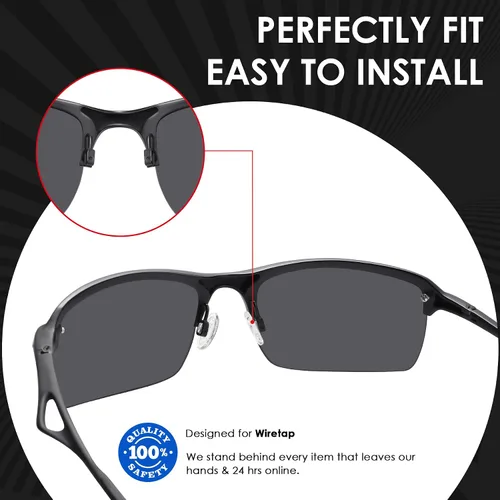 Vista 3 de BLAZERBUCK Pieza de almohadillas de nariz de repuesto para gafas de sol Oakley Wiretap