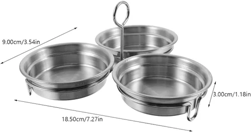 Vista 5 de Cabilock Molde de acero inoxidable con cepillo de pastelería para sándwiches de desayuno