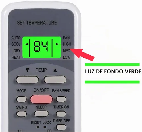 Vista 3 de Mando a distancia de repuesto para aire acondicionado Milexus RG51M5/EU y MRCOOL RG51M5/EU AC A/C