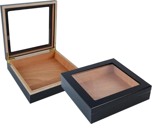 Vista 4 de Humidor pequeño con capacidad para 20 puros de Prestige Import Group