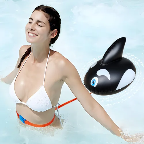 Vista 7 de Flotadores de piscina para adultos, flotadores de piscina para adultos, el tamaño del cinturón es ajustable, hace que tu natación sea más fácil