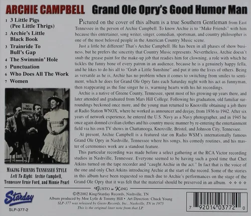 Vista 2 de G' Ole Opry's Good Humor Man