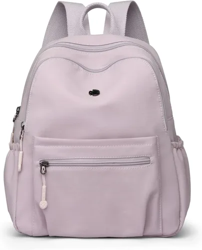 Vista 51 de Tanweibago Mini mochilas de nailon para mujer, mochilas pequeñas de 11L para mujer, mochila ligera casual para mujer, mochila de viaje de compras