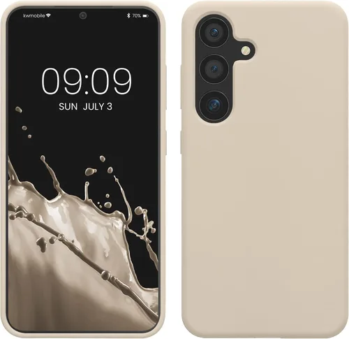 Vista 282 de kwmobile Funda compatible con Samsung Galaxy S9 - Funda de silicona TPU con acabado suave - Blue Reef