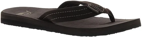 Vista 4 de Quiksilver Men's Carver Suede 3 Point Flip Flop Athletic Sandal