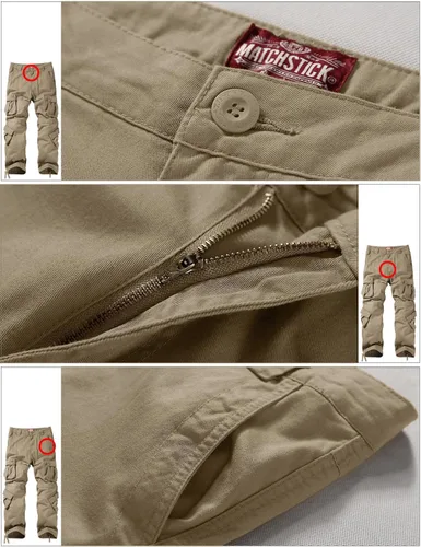 Vista 5 de Match, Wild - Pantalones deportivos tipo cargo para hombre